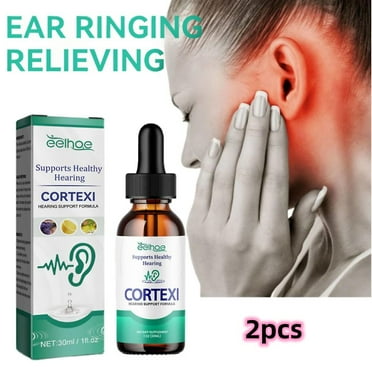 2pcs Cortexi Drops - For Ear Health, Hearing Support Healthy Eardrum 30ml