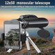thumbnail image 3 of 120x100 Monocular Telescope With Vision, Monoculars For Adults Stargazing, Portable High Powered Spotting Scopes For Bird Watching, 3 of 5