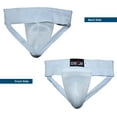 thumbnail image 2 of DEFY Jockstrap Men Groin Guard- MMA, Boxing, Martial Art, Kick Boxing, Muay Thai, Cricket Protector, White, XL, 2 of 5