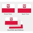 thumbnail image 4 of Peru Flag 3x5 Double Sided for Outdoors 3 Ply 200D Heavy Duty Polyester and Durable Canvas Header, 4 of 7