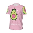 thumbnail image 6 of Wukai Cute Avocado Print Men's Short-Sleeved Mesh T-Shirt,Quick-Dry Short Sleeve Workout T-Shirt-X-Small, 6 of 8