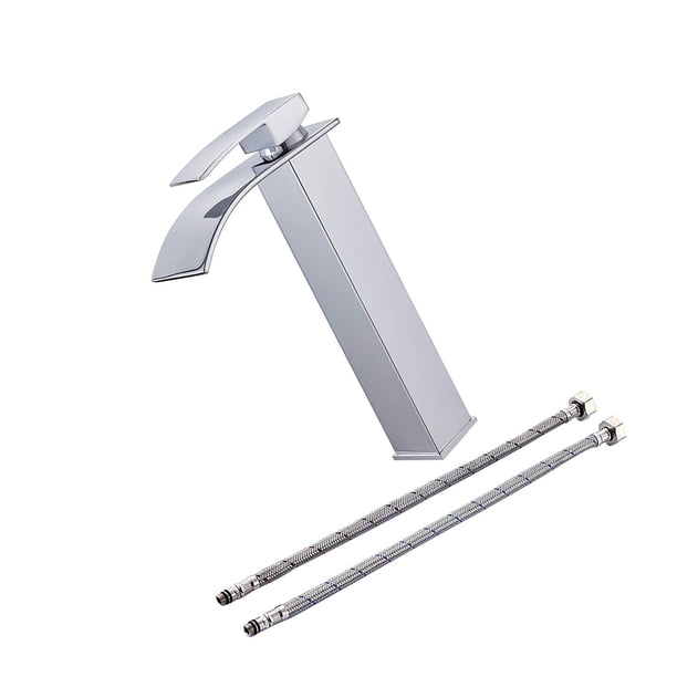 Advancent Grifo de baño antiobstrucciones con superficie mate de fácil control para no dejar huellas dactilares Juegos de accesorios de baño Cromado