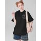 thumbnail image 1 of Vintage-Inspired Geometric Print T-Shirt for Women - Casual Crew Neck, Short Sleeve Top, Breathable Polyester, Machine Washable, Round Neck, Casual, 1 of 6
