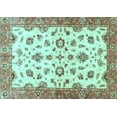 thumbnail image 1 of Ahgly Company Indoor Rectangle Oriental Light Blue Traditional Area Rugs, 4' x 6', 1 of 4