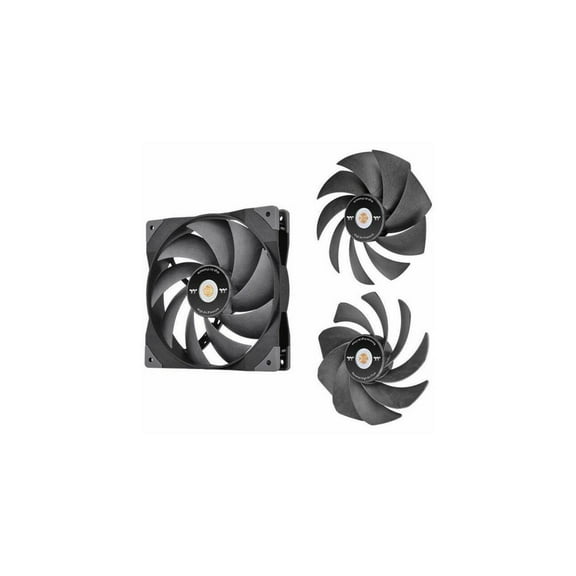 Thermaltake SWAFAN GT14 PC Cooling Fan, 3 Types of Detachable Fan Blades, High Pressure/High Air Flow/ Reversed (Single Fan Pack) CL-F157-PL14BL-A