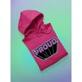 thumbnail image 3 of Proud Purple Glitter Banner Hoodie Men -Smartprints Designs, Male 4X-Large, 3 of 4