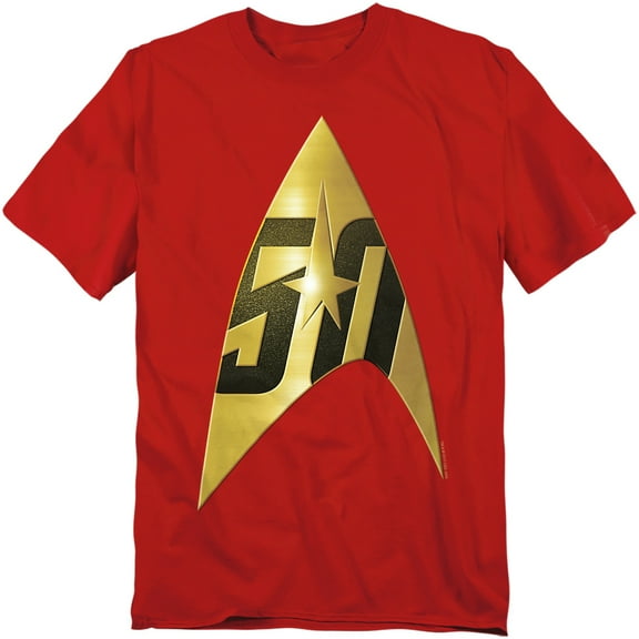 Star Trek 50Th Anniversary Delta Officially Licensed Adult T-Shirt XL