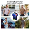 thumbnail image 6 of Lsque Mario Pattern Golf Shirts for Men Dry Fit Print Moisture Wicking Performance Short Sleeve Polo Shirt-Small, 6 of 7