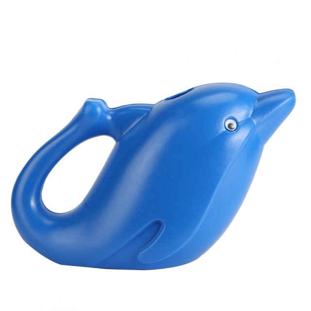 Watering Can Toy, 1200ml Cartoon Watering Can, Workmanship Cartoon Animal Watering Can For Home Gardening Greening Projects Blue