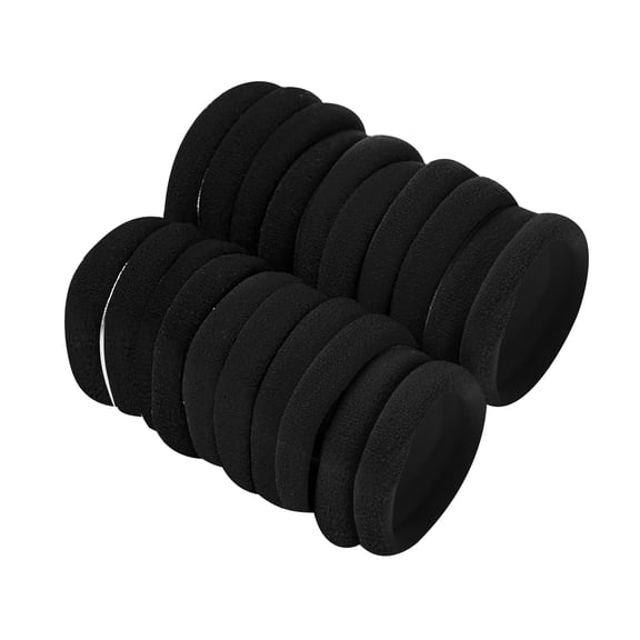 Girls Soft Seamless Hair Rope Bands Non-Damage Elastic Ponytail Holders Baby Headband Accessories Set