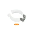thumbnail image 3 of Unique Bargains T12 U Clips Holder Bracket for LED Light Bulb Mounting Bracket Fluorescent Tube Holder Clamp White 6 Pack, 3 of 5