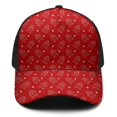 thumbnail image 2 of Christmas Baseball Cap – Stylish Spliced Design Adjustable Trucker Hat with Full Print Front & Brim, Breathable Cotton Blend Snapback for Sports, Travel & Daily Wear, 2 of 3