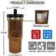 thumbnail image 4 of 30oz Hunting Tumbler with Handle and Flip Straw, for Deer Hunting - Great Gift for Dad, Father''s Day, Christmas, 4 of 6