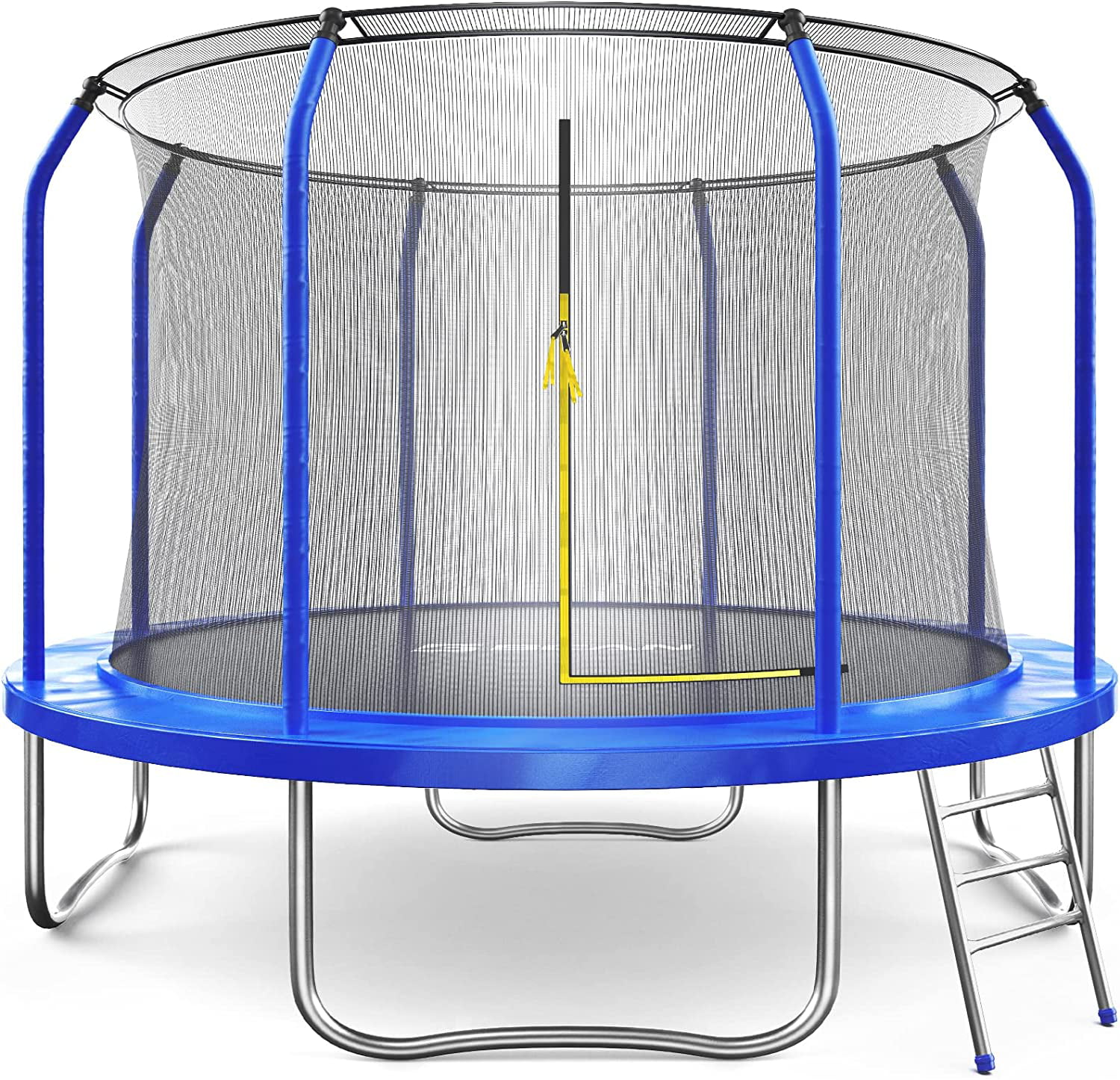 Trampolines 12FT with Enclosure Net 450LBS Weight Capacity Recreational Trampoline for Kids Adults Family Happy Time ASTM Approved 