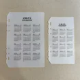 thumbnail image 4 of A5 A6 6-Hole Calendar Plastic Board For Loose-Leaf Notebook Planner Binder 2025, 4 of 7