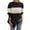 Black, variant on Lilgiuy Women's Long Sleeves Round Neck Color Matching Loose Tops Blouse Knitted Sweater,Khaki,8 2022 Fall Winter