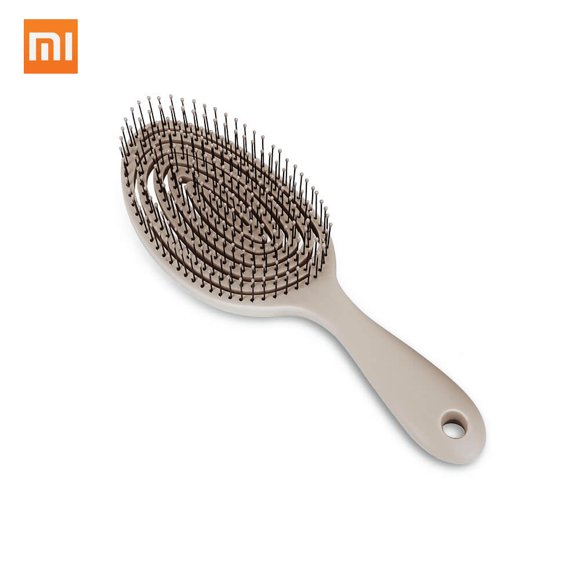 Relaxing Elastic Massage Comb Portable Hair Brush Massage Brush -static Brushes Head Combs Grey