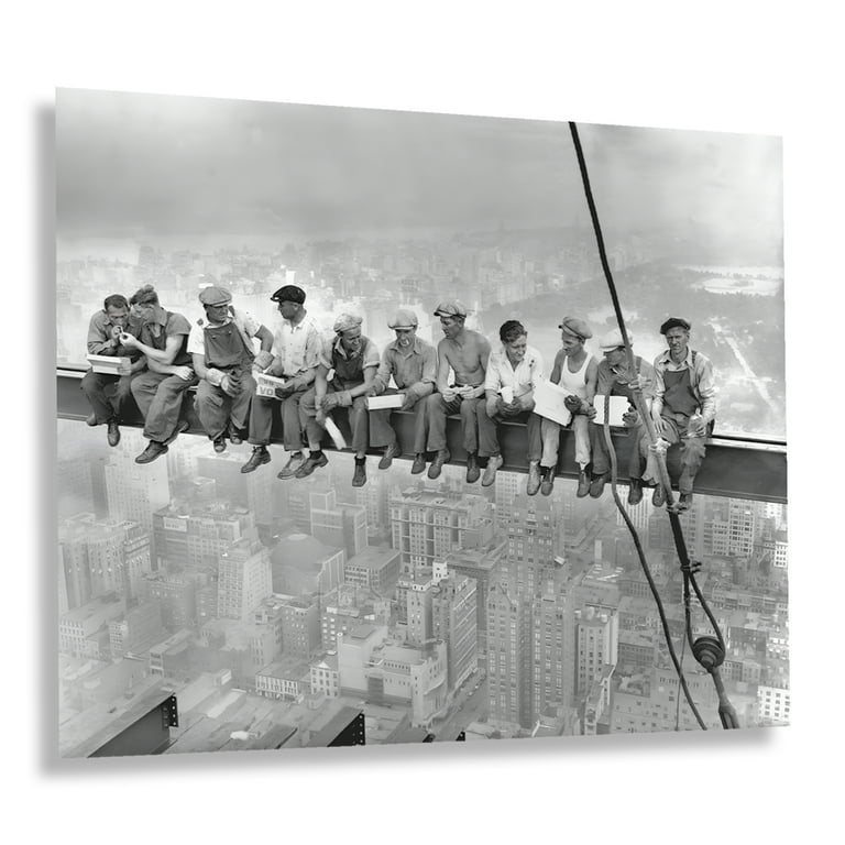 HISTORIX Vintage 1932 Lunch Atop A Skyscraper Photo Print