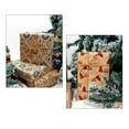 thumbnail image 4 of Christmas Wrapping Paper, Ongmies Retro Christmas Wrapping Paper Roll - Brown Holiday Design for Xmas and New Year Gifts, Christmas Decorations Indoor, 4 of 9