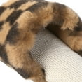 thumbnail image 6 of Women Fuzzy Slippers, Soft Cozy Plush Furry Fur Non-Slip Open Toe Slides, 6 of 9