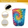 thumbnail image 5 of Yuyamidu Rainbow Whilpool Tie Dye Electric Tongue Jack Cover Universal Tongue Trailer Jack Protective Head Cover with Elastic Band Waterproof RV Jack Cover Accessories, 5 of 7