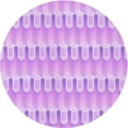 thumbnail image 1 of Ahgly Company Indoor Round Patterned Heliotrope Purple Area Rugs, 8' Round, 1 of 6
