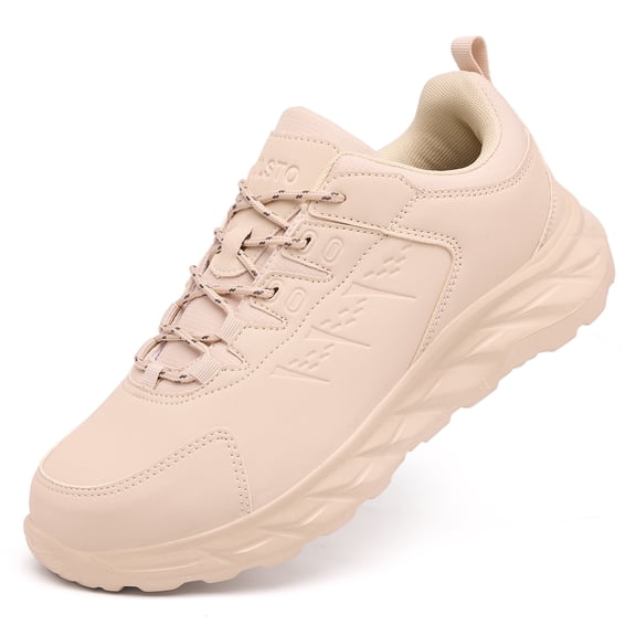 ULSTO Men's work shoes suitable for all seasons, featuring protective design, casual outdoor sports shoes