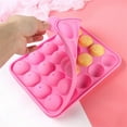 thumbnail image 3 of QZS Durable Cake Maker Kit,20 Cavity Silicone Cake Pop Mold,Portable Cake Pop Maker,Reusable Silicone Candy Mold Kit for Home,1pack, 3 of 6