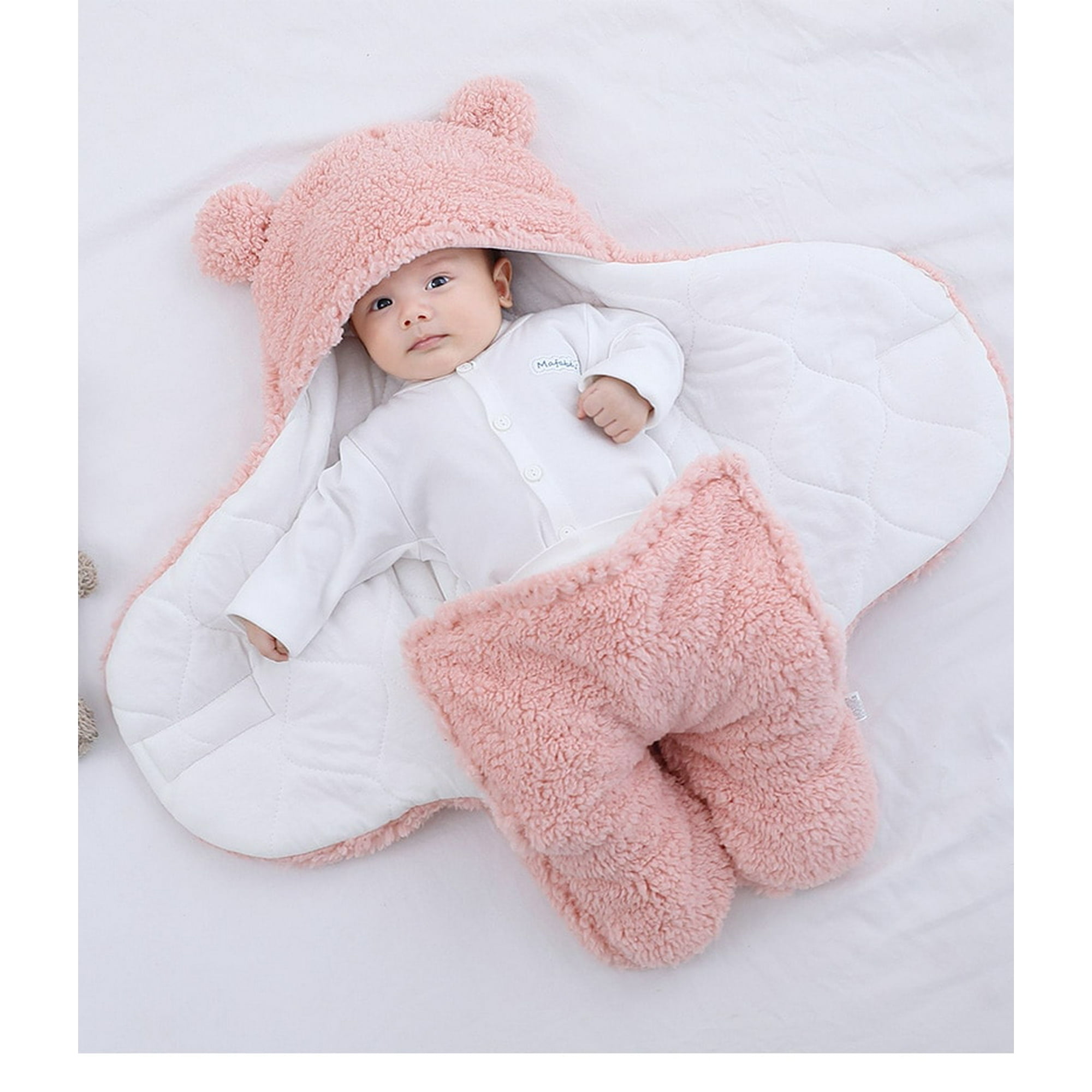 45 78CM Soft Newborn Baby Wrap Blankets Baby Sleeping Bag Envelope For Newborn Sleepsack 100 Cotton thicken Cocoon for baby 0 9 Months Walmart