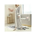thumbnail image 6 of Women's Autumn And Winter Fashion Pajamas Beauty Salon Bathrobe Thick Section Plus Long Velvet Robe Flannel, 6 of 6