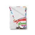 thumbnail image 2 of Love Soft Flannel Fleece Blanket, People Support Hand Heart United Illustration Charity Encouragement Winning Team Print, Cozy Plush for Indoor and Outdoor Use, 50" x 60", Multicolor, by Ambesonne, 2 of 5