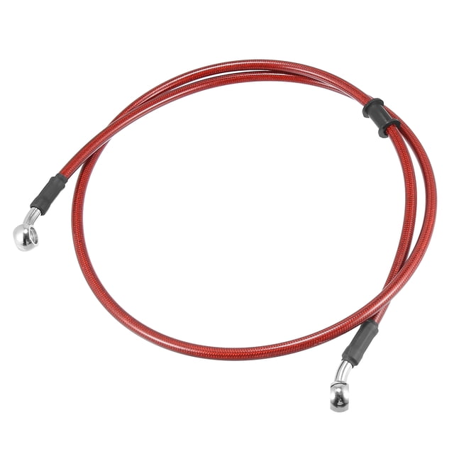 120cm 47.24" Motocicleta Trenzado Freno Embrague Aceite Mangueras Línea Tubería Rojo