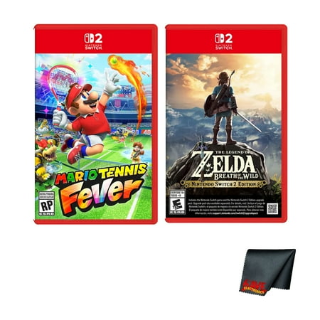 Nintendo Mario Tennis Fever + The Legend of Zelda: Breath of the Wild – Switch 2 Game Bundle