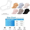 thumbnail image 2 of 6 pair Grip Yoga Pilates Socks Non Slip Barre Anti Athletic Socks with Grips for Women, 2 of 5
