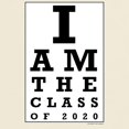 thumbnail image 3 of CafePress - Class Of 2020 Eye Chart T Shirt - Light T-Shirt - CP, 3 of 4