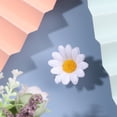 thumbnail image 2 of FELTECHELECTR Lurrose - 10 pinzas para el pelo con diseño de margaritas y girasoles para damas y niñas (blanco), 2 of 3