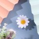 thumbnail image 4 of Lurrose - 10 pinzas para el pelo con diseño de margaritas y girasoles para damas y niñas (blanco), 4 of 5