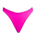 thumbnail image 5 of Sexy Low Rise Swim Briefs - Solid Color, Elastic Waist, Nylon Spandex for Women Swimming, 5 of 6