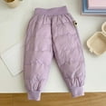 thumbnail image 4 of REDARER Girls Silk Thermal Pants Winter Warm Insulated Trousers, Soft Lightweight Layer for Toddlers Cold Weather,4-5 Years, 4 of 5