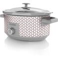 thumbnail image 2 of Black & Decker 7-Quart Slow Cooker, Grey/Purple Pattern, 2 of 8