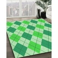 thumbnail image 2 of Ahgly Company Indoor Square Patterned Stoplight Go Green Area Rugs, 8' Square, 2 of 6