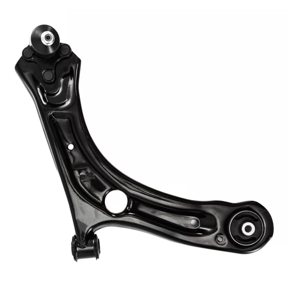 Detroit Axle - Front Right Lower Control Arm for 2012-2019 VW Beetle, 2012-2022 Passat, Passenger Side Lower Control Arm w/Ball Joint 2013 2014 2015 2016 2017 2018 Replacement