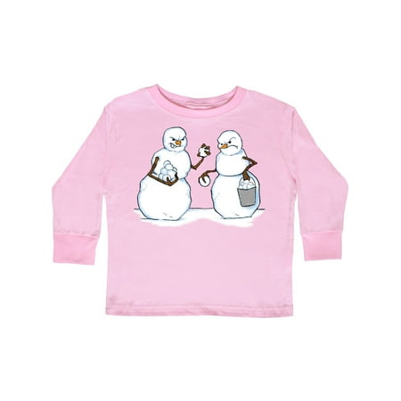 

Inktastic Snowmen Army Gift Toddler Boy or Toddler Girl Long Sleeve T-Shirt