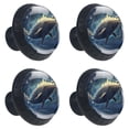 thumbnail image 2 of 4 Pcs Whale Knobs for Kitchen Cabinet Cupboard Dresser Bookcase Drawer Pulls Handles Round Home Decor, 2 of 8