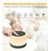 White Noise Machine, Sound Machine for Baby Sleeping&Adults Sleeping with Night Lights,32 Soothing Sleep Aid Sounds,Speaker/Headphone Socket,Fan Wave Sound Lullaby,Touch Table Lamp(Grey)