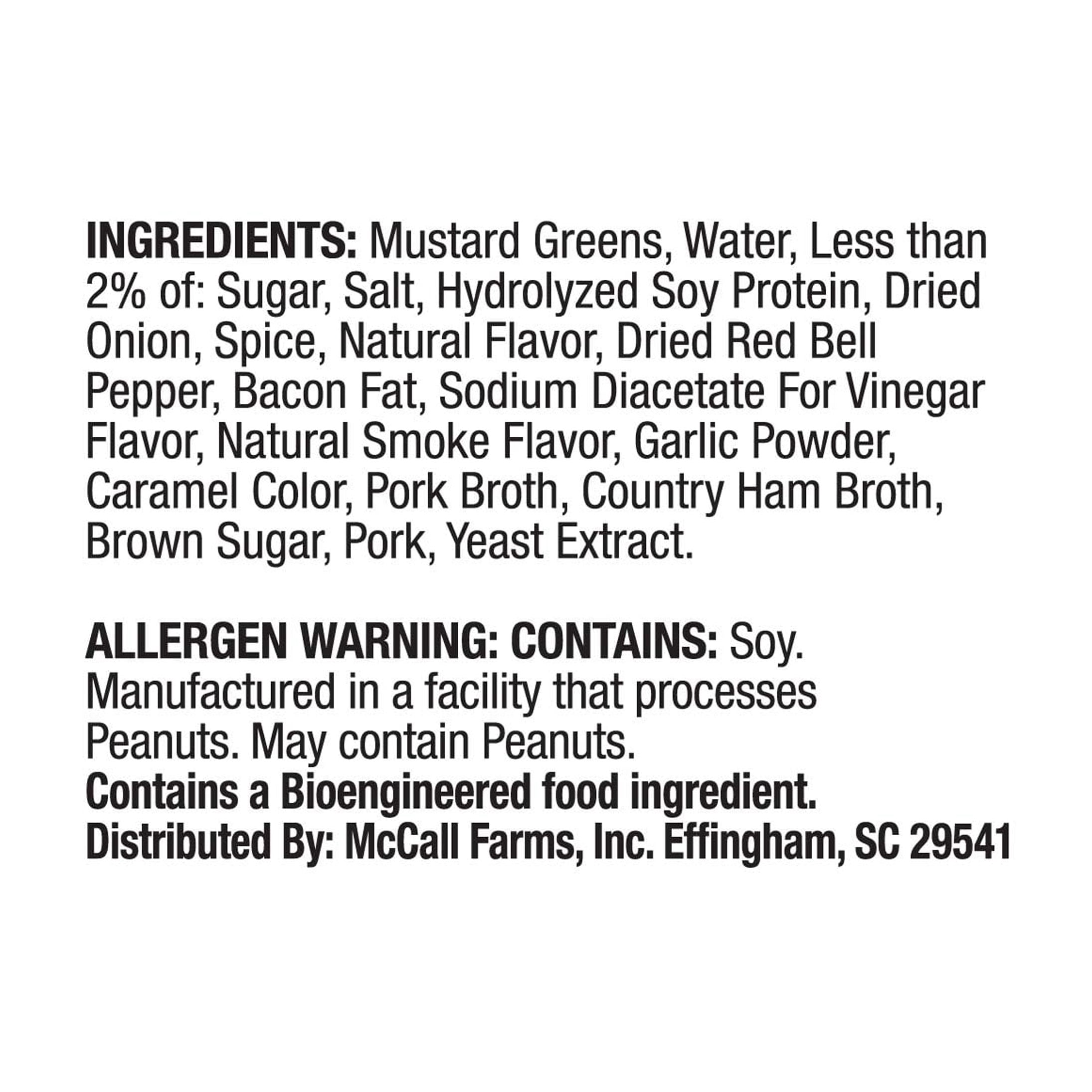 (4 pack) Glory Foods Seasoned Southern Style Mustard Greens, 27 oz., Can