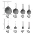 thumbnail image 2 of Measuring Cups and Spoons Set, Stackable Stainless Steel Handle Tablespoon , Measuring Set for Kitchen Cooking&Baking, 2 of 5