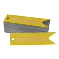 thumbnail image 1 of Inkdotpot Pack Of 50 Invitation Party Favor Paper Tags Craft Real Rose Gold Foil Hang Tags, 1 of 6