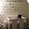 thumbnail image 3 of 3"H x 3"W Set of 92 Triangle Wall Pattern Vinyl Decal Sticker (Metallic Silver), 3 of 3