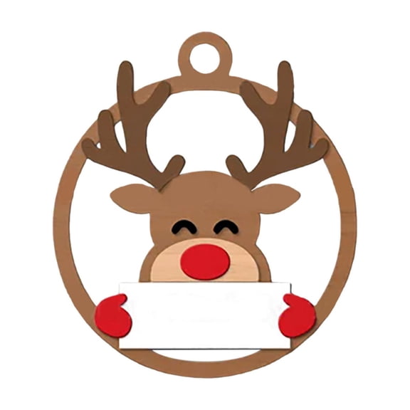 Wadada Christmas Snowmen Wood Ornaments, Vintage Christmas Traditional Hanging Decoration Old Style Snowmen Wooden Pendant Ornaments for Xmas Tree, Winter Theme Party Toy Window Fireplace Decor 3.5"